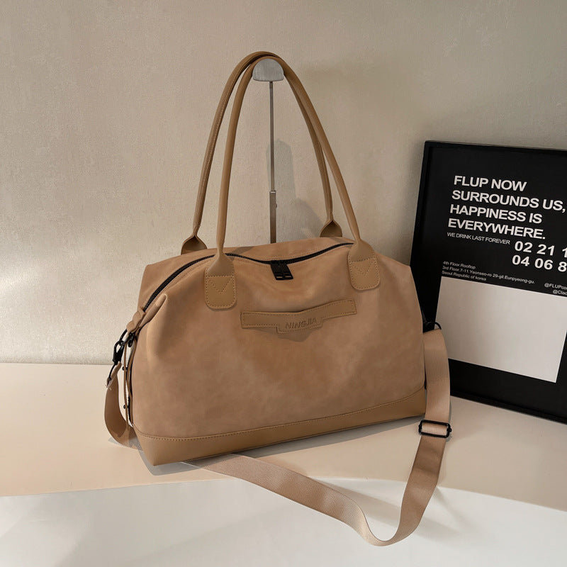 Stylish Leather Duffle Bag