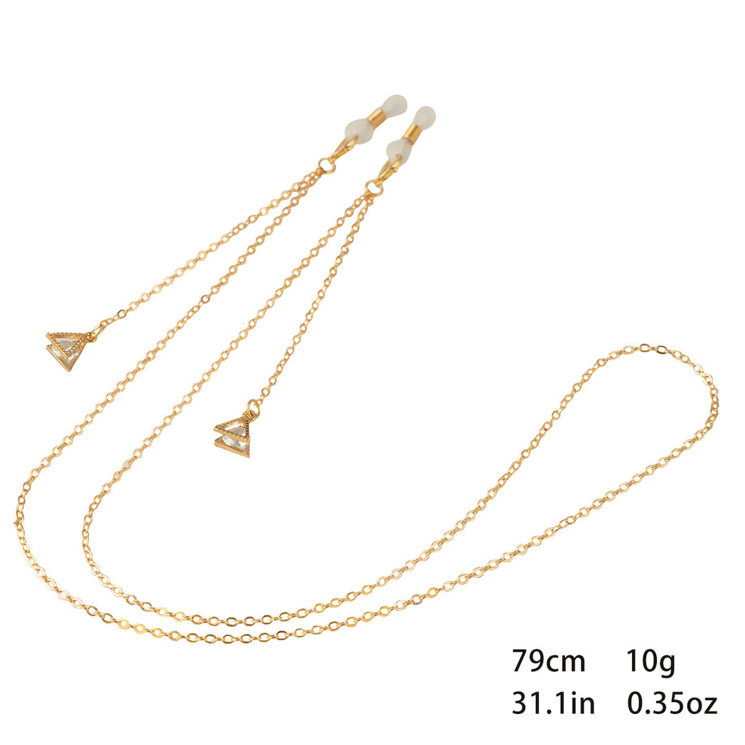 Unique Triangle Pendant Chain Necklace Kalsten