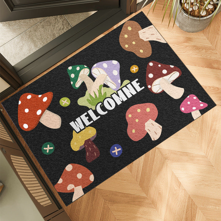 Decorative Pumpkin-Themed Welcome Mat