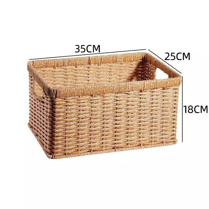 Handwoven Rectangular Storage Basket Kalsten