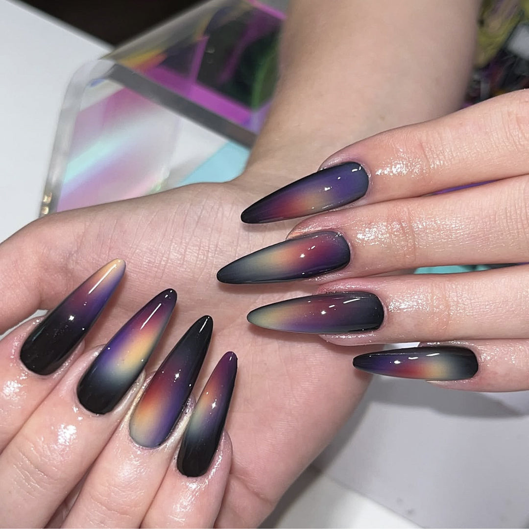 Acrylic Nail Set with Modern Ombre Effect Kalsten