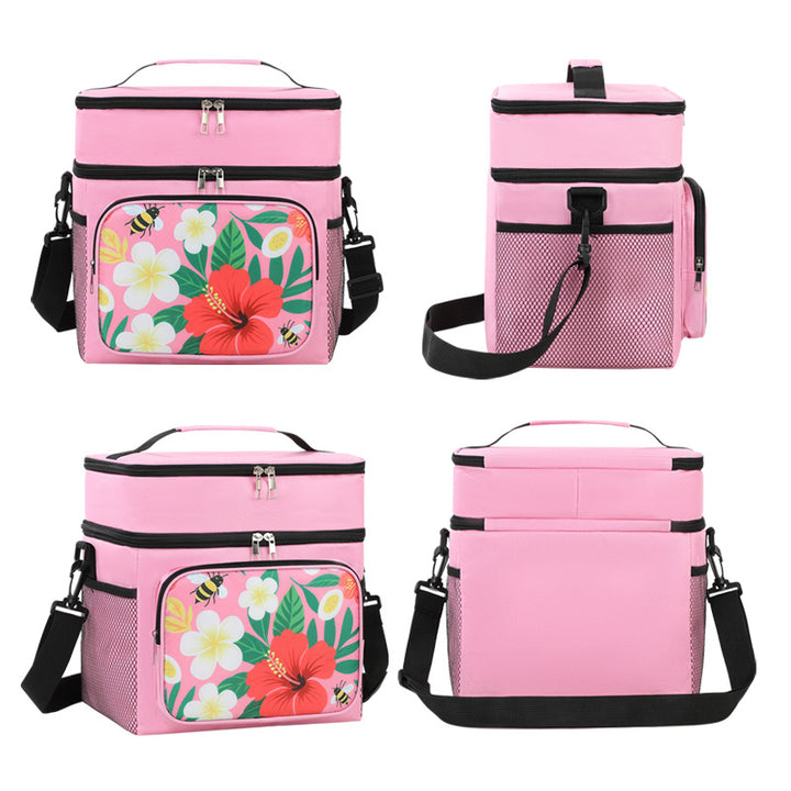 Insulated Floral Lunch Cooler Bag Kalsten