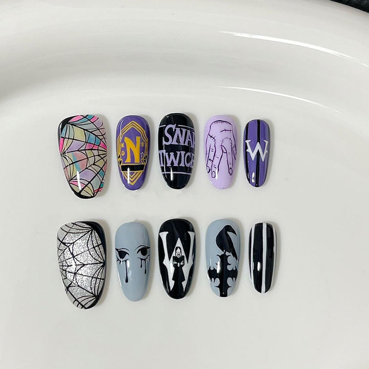 Whimsical Bunny-Themed Press-On Nail Art Set Kalsten