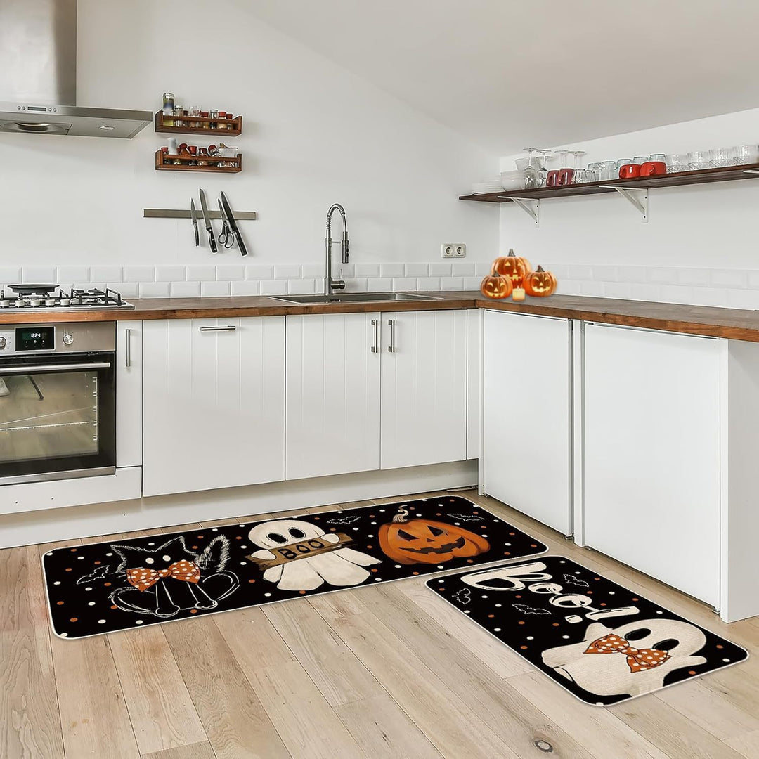 Halloween-Themed Kitchen Mat