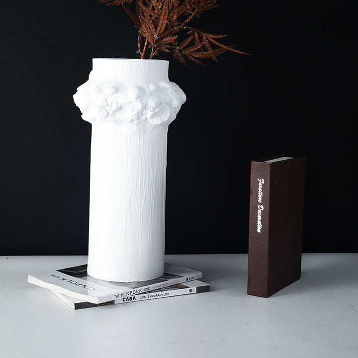 Artisanal Decorative Resin Vase
