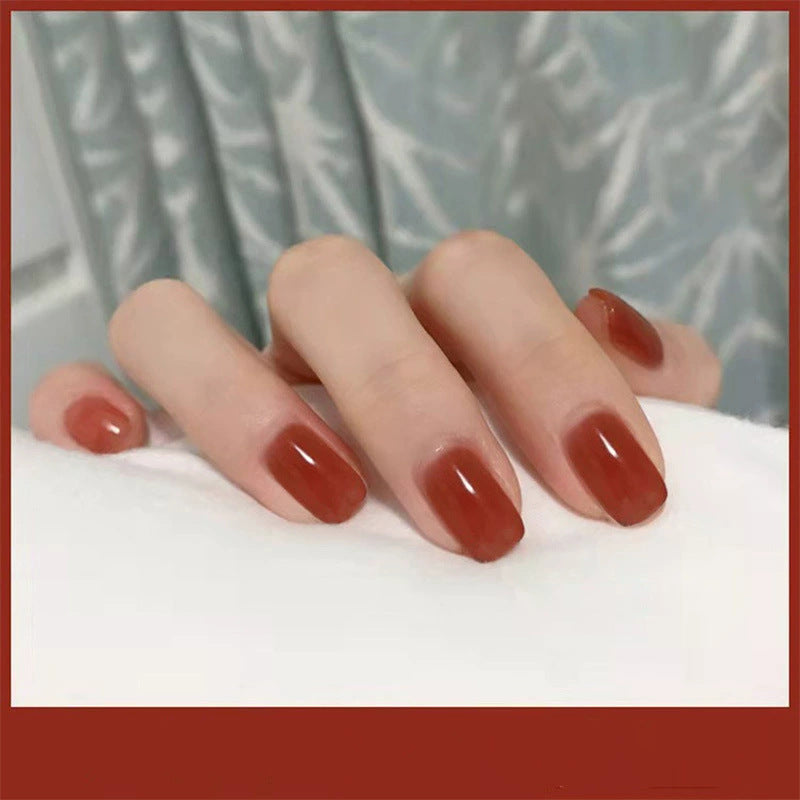 Glossy Press-On Nail Set Kalsten 1790727558