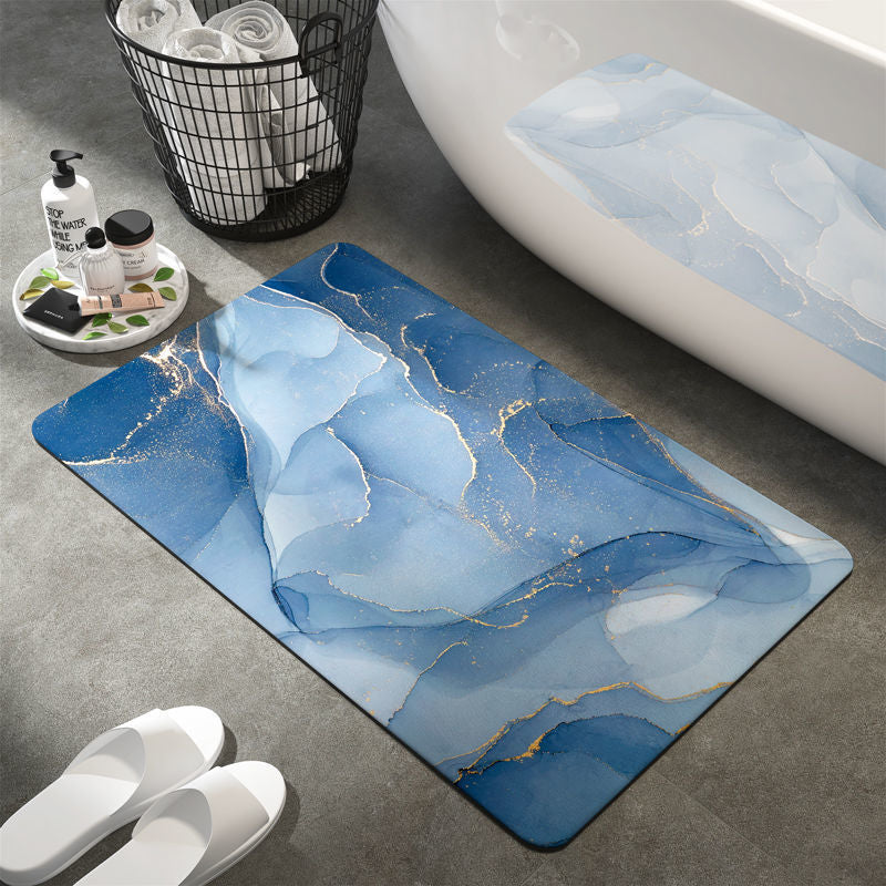Artistic Abstract Bath Mat