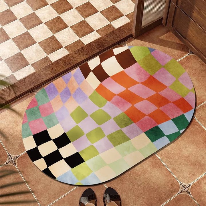 Abstract Patterned Bath Mat