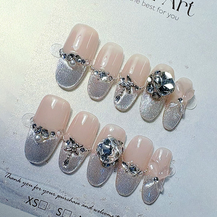 Decorative Press-On Nail Set Kalsten