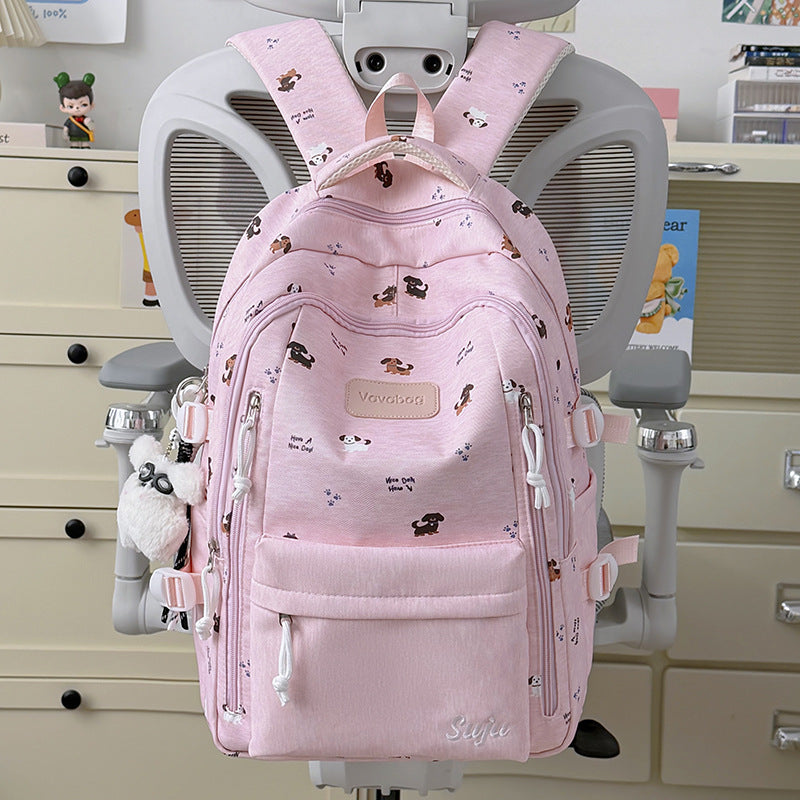 Playful Dog-Themed School Backpack Kalsten