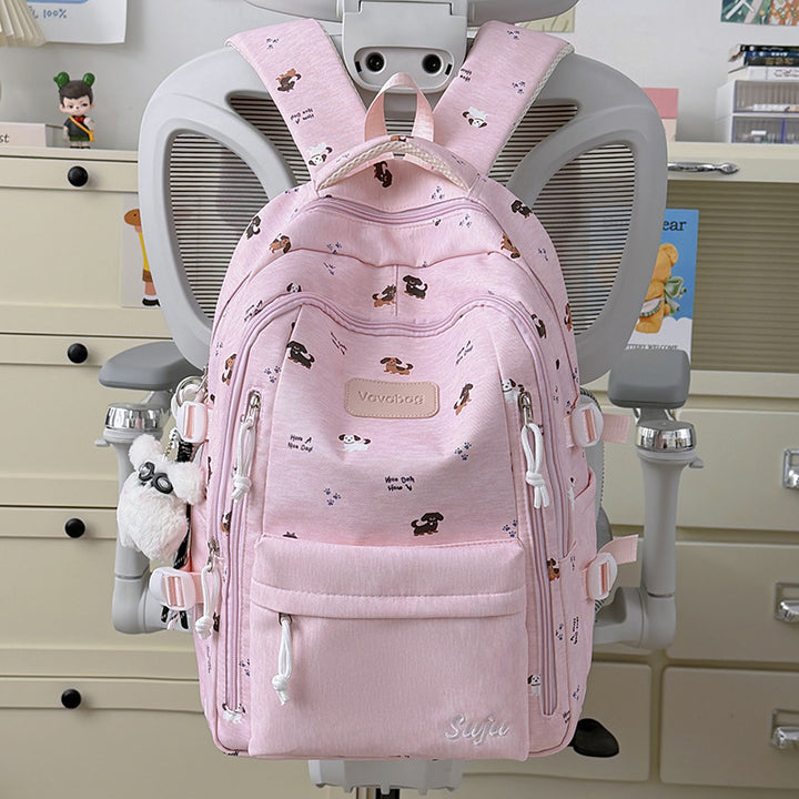 Playful Dog-Themed School Backpack Kalsten