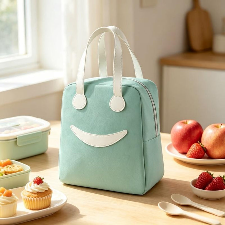 Cute Smiley Face Lunch Bag Kalsten