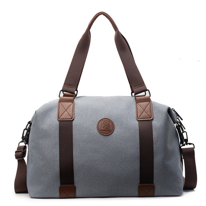 Sporty Duffel Bag With Multiple Compartments And Adjustable Shoulder Strap Kalsten