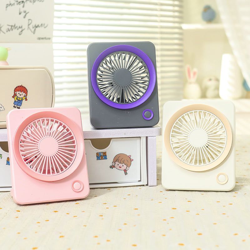 Ladies Compact Table Fan with USB Connection and Quiet Operating Mode Kalsten