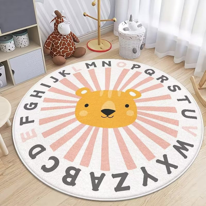 Kids Educational Character Area Rug for Home