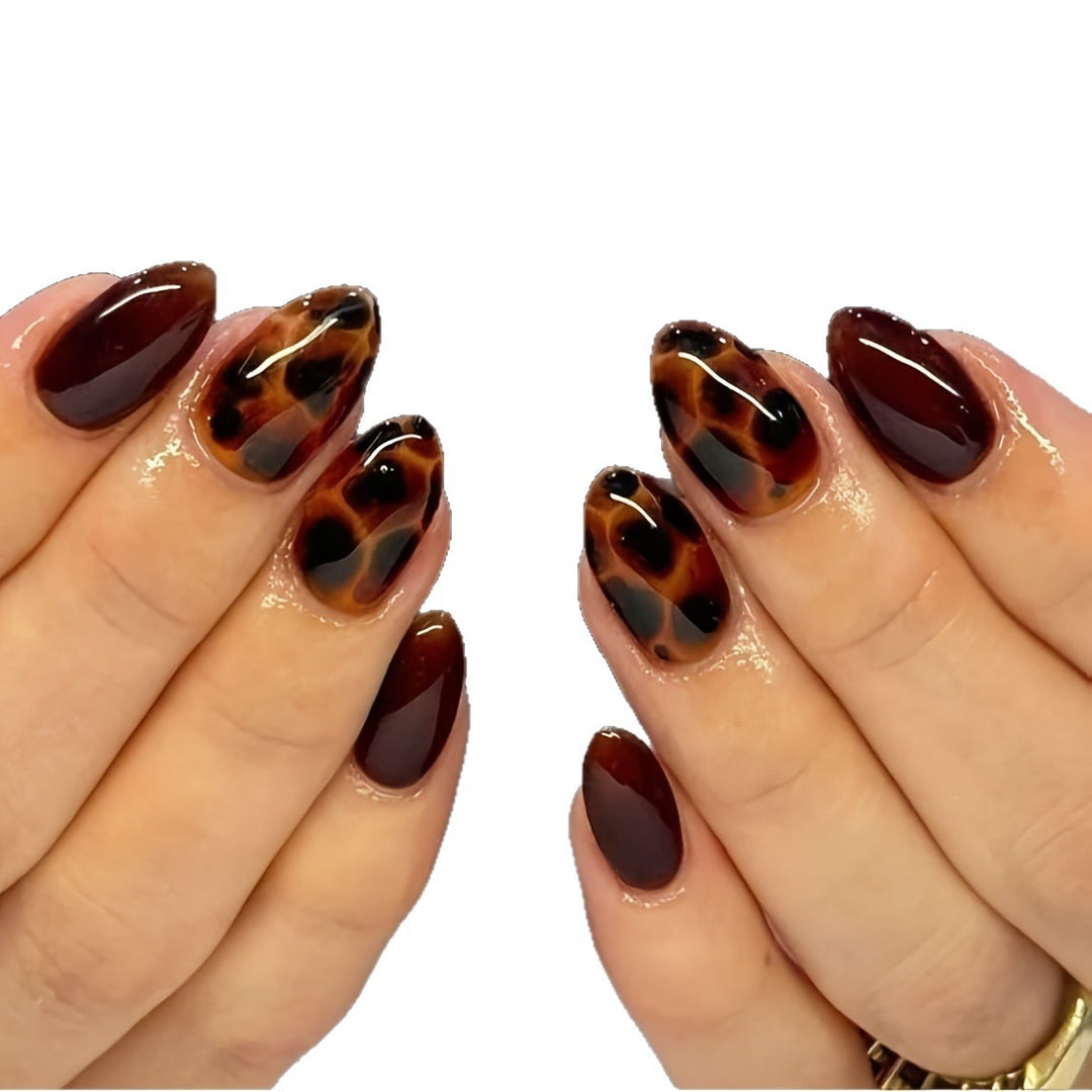 Glossy Natural Look Illusion Nail Set Kalsten