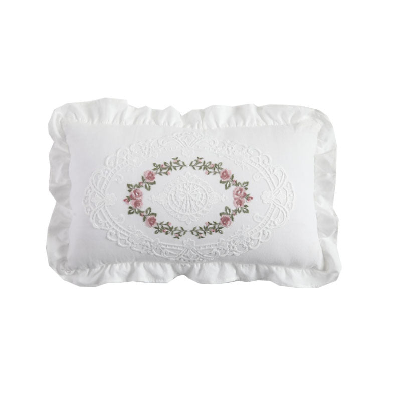 Decorative Embroidered Throw Pillow