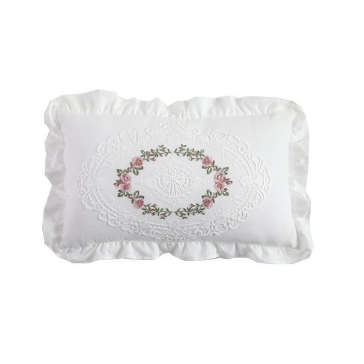 Decorative Embroidered Throw Pillow