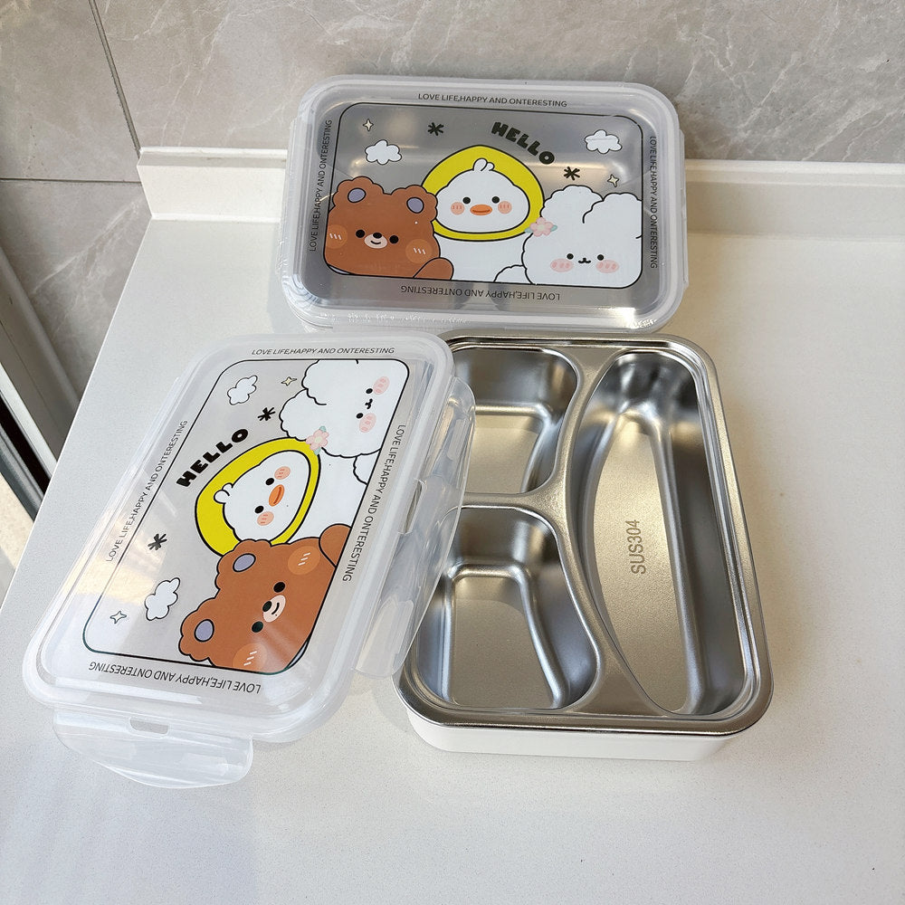 Creative Multi-Compartment Food Storage Container