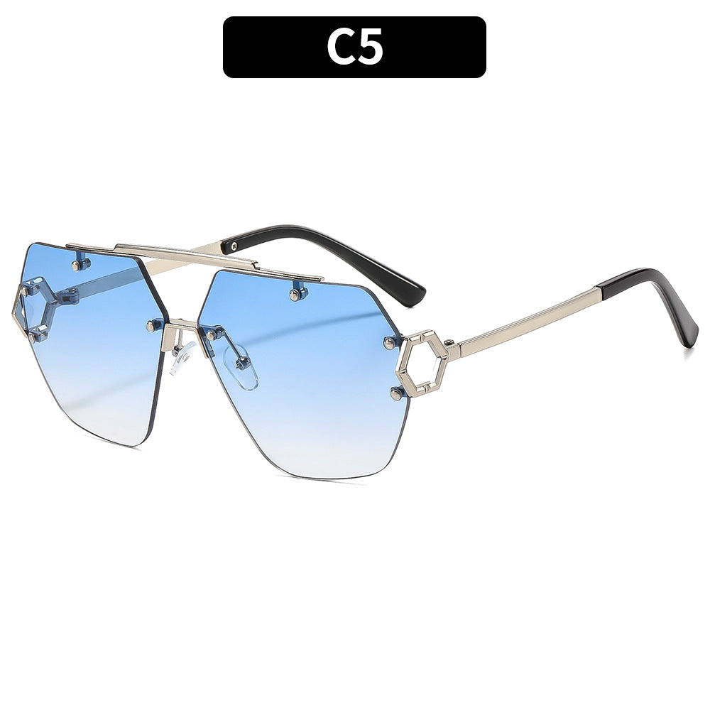 High-Performance Geometric Shield Sunglasses