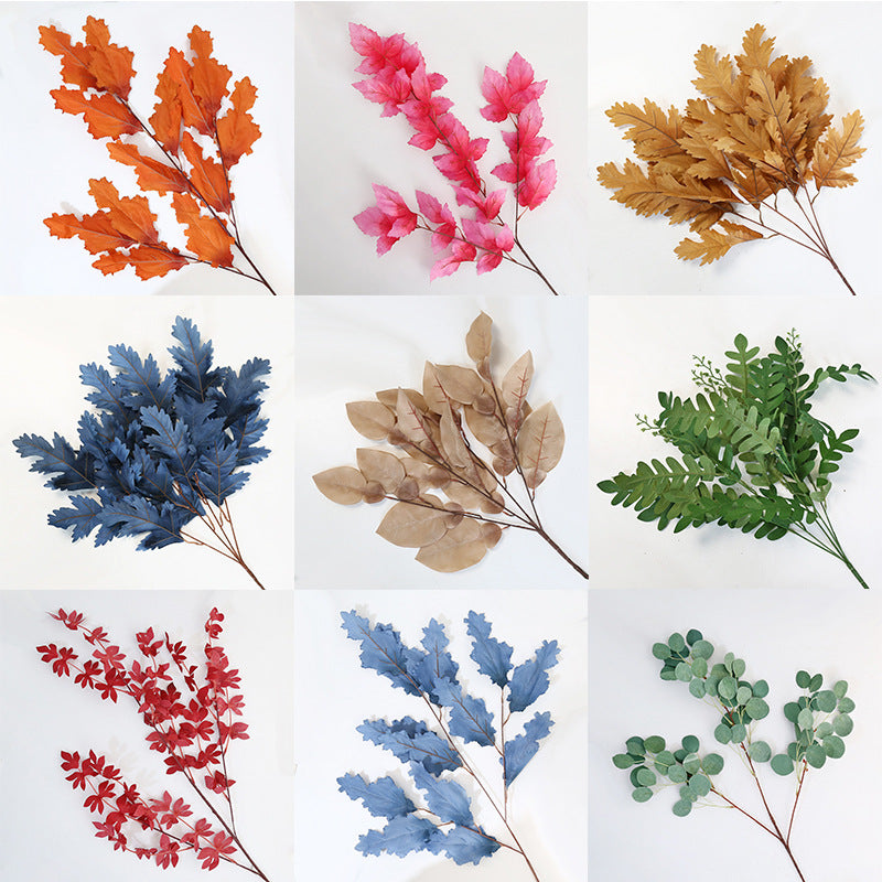 Elegant Faux Leaf Stem Arrangement