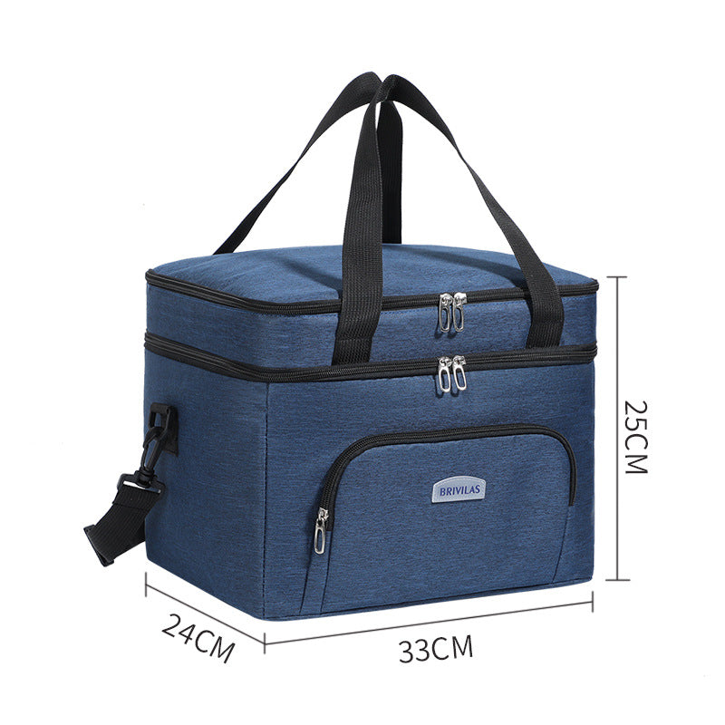 Insulated Multi-Compartment Lunch Carrier Kalsten