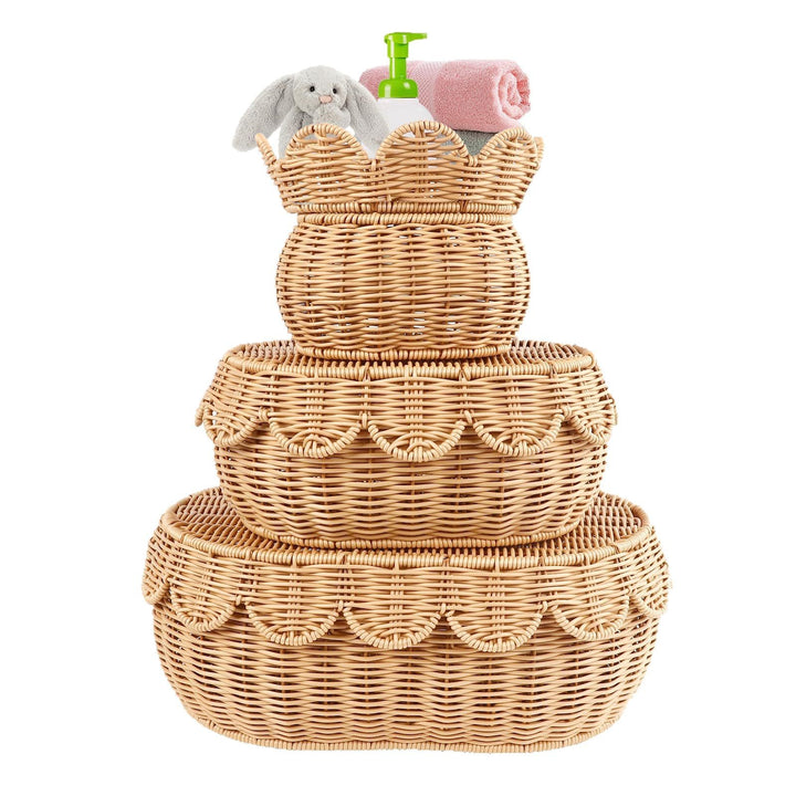 Ornate decoration basket made from natural materials Kalsten