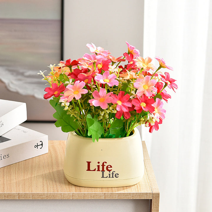 Lifelike Floral Centerpiece Arrangement