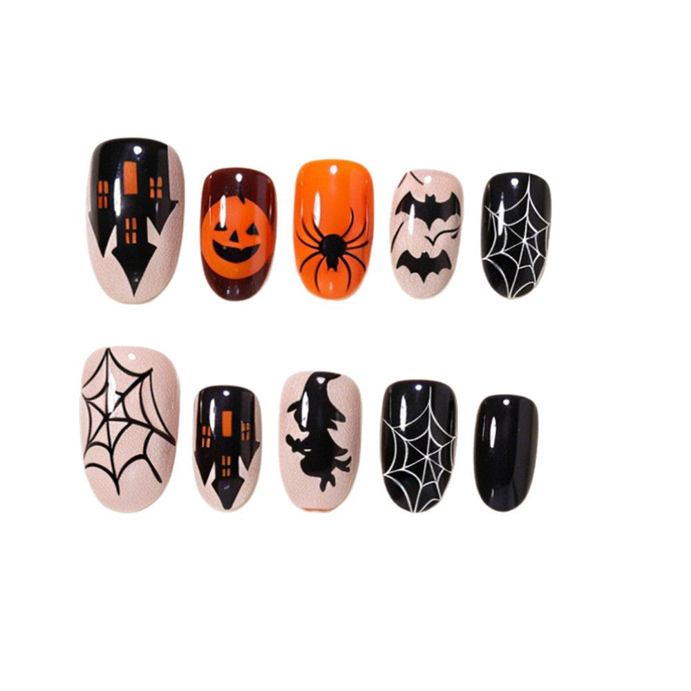 Halloween Themed Press-On Nail Art Kit Kalsten