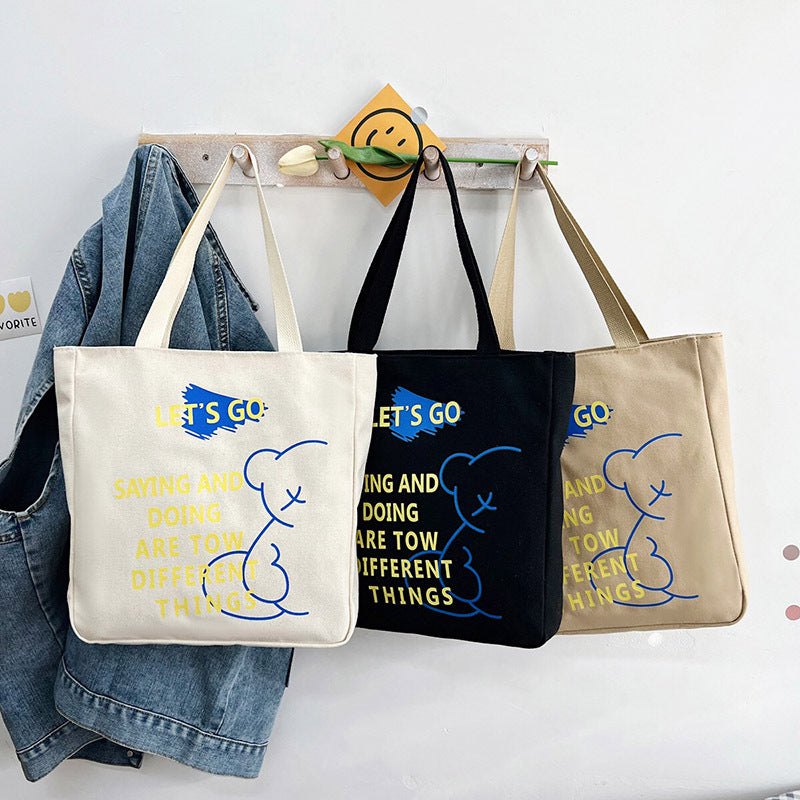 Playful Graphic Tote Bag