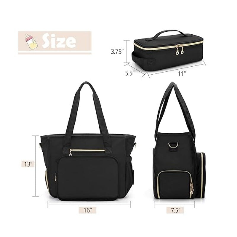 Multifunctional diaper bag with insulated compartments Kalsten