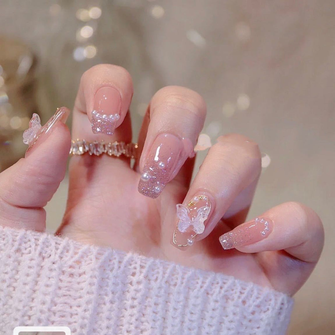 Premium Decorative Press-On Nail Design Kalsten