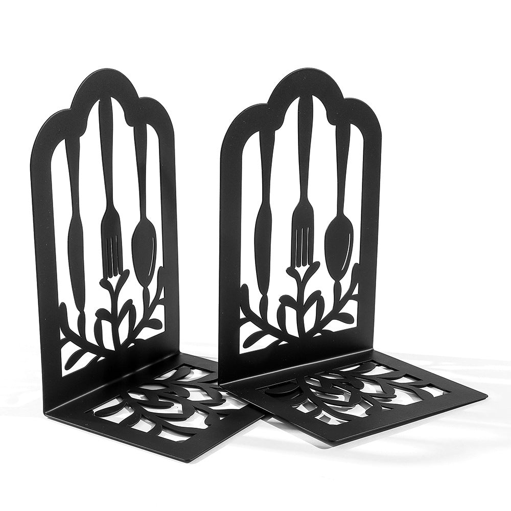 Decorative Cutlery-Themed Bookends