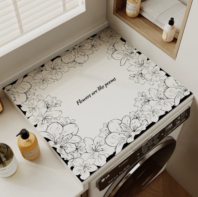 Decorative Laundry Counter Mat