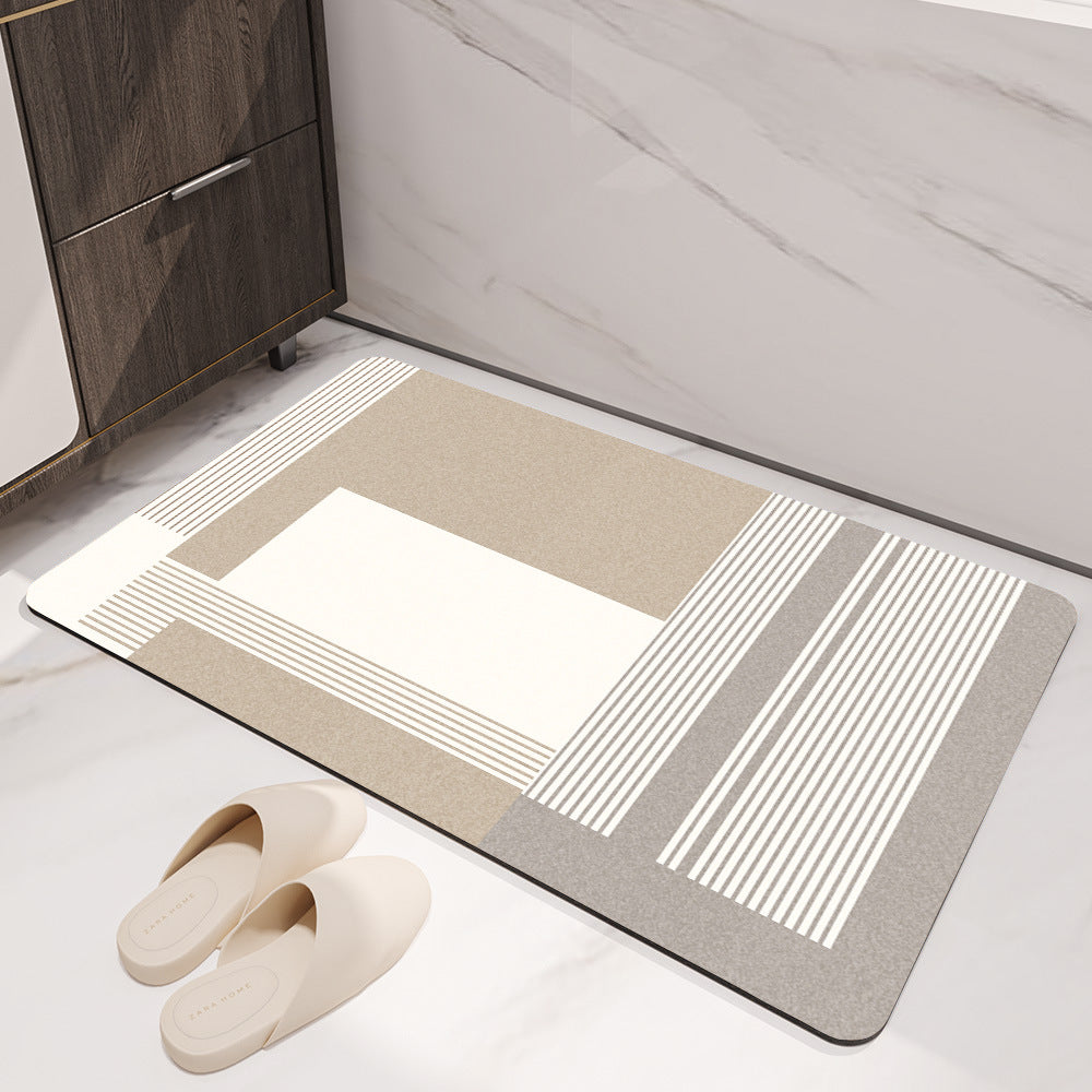 Geometric Abstract Bath Mat Kalsten