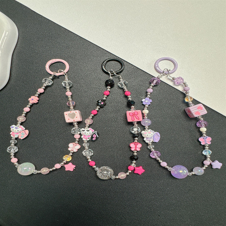 Decorative Charm Beaded Phone Chain Kalsten