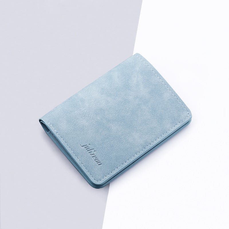 Sleek Minimalist Leather Card Holder