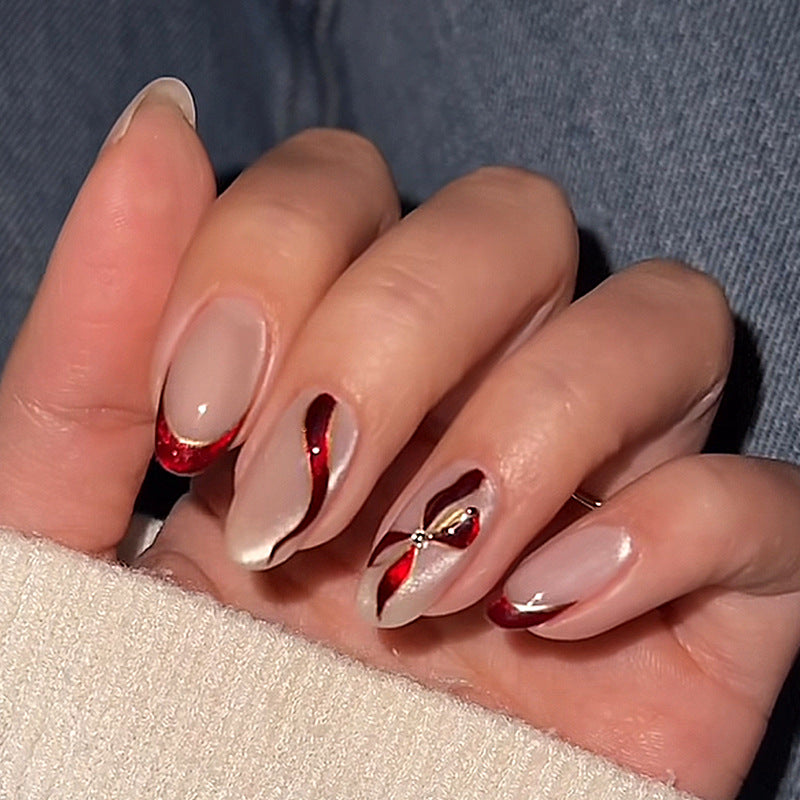 Elegant Expression Press-On Nail Art Set kalsten