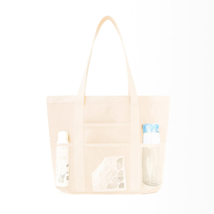 Padded shopping bag with side mesh pockets Kalsten