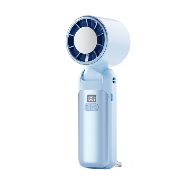 Women's compact USB handheld fan with LCD display Kalsten