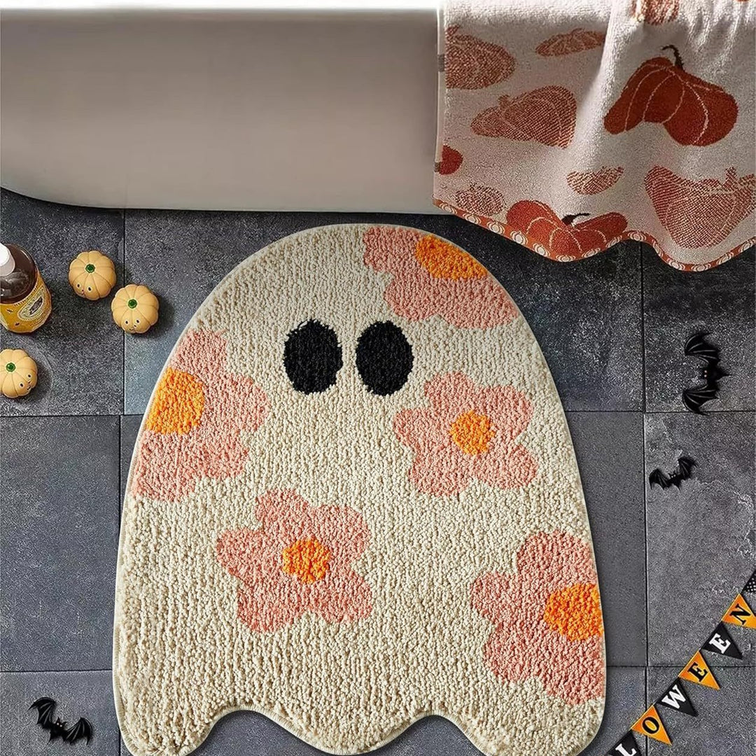 Halloween-Themed Ghost Bath Mat Kalsten