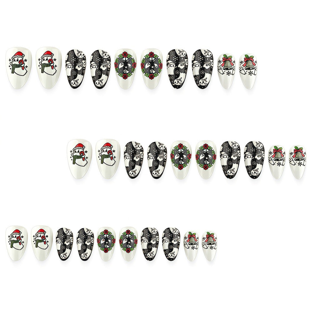 Artificial nails with Christmas design Kalsten