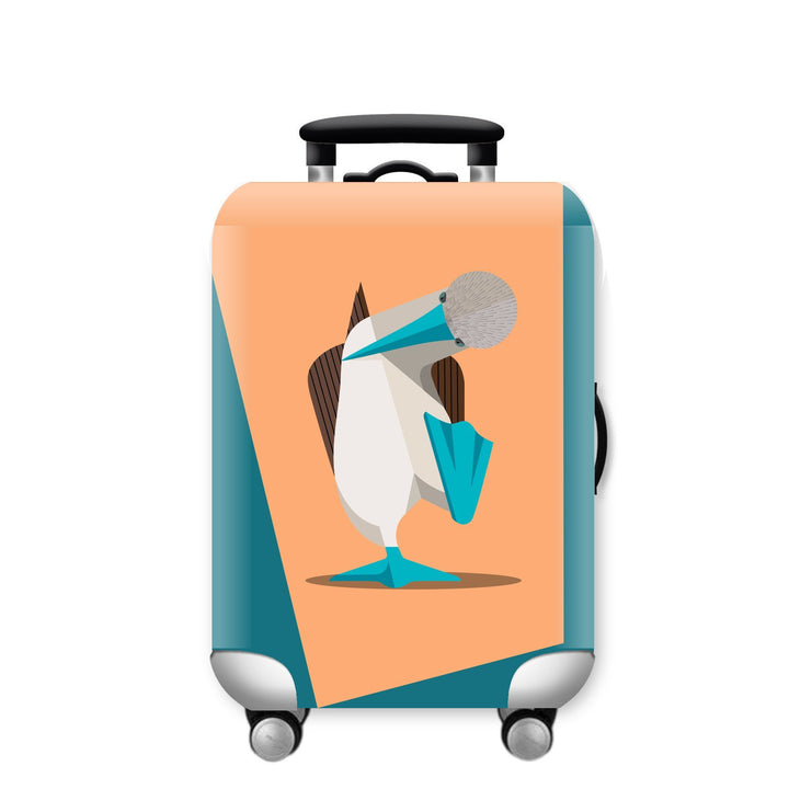 Unisex hard-shell suitcase with funny giraffe design Kalsten