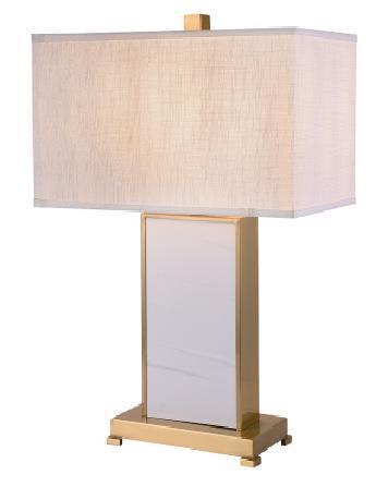 Elegant Table Lamp with Textured Fabric Shade