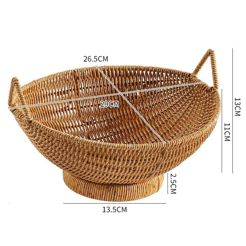 Elegant Woven Fruit Serving Bowl Kalsten