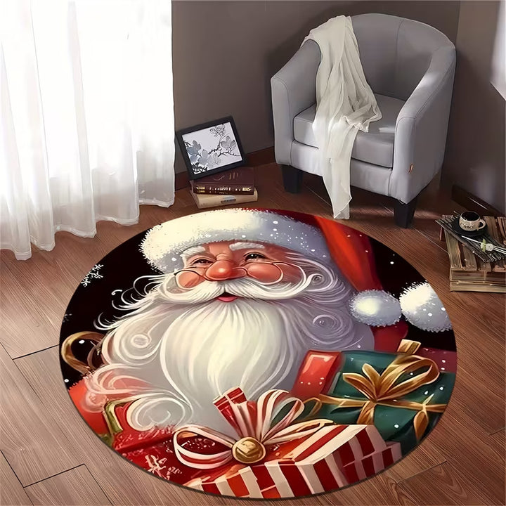 3D Christmas Theme Carpet