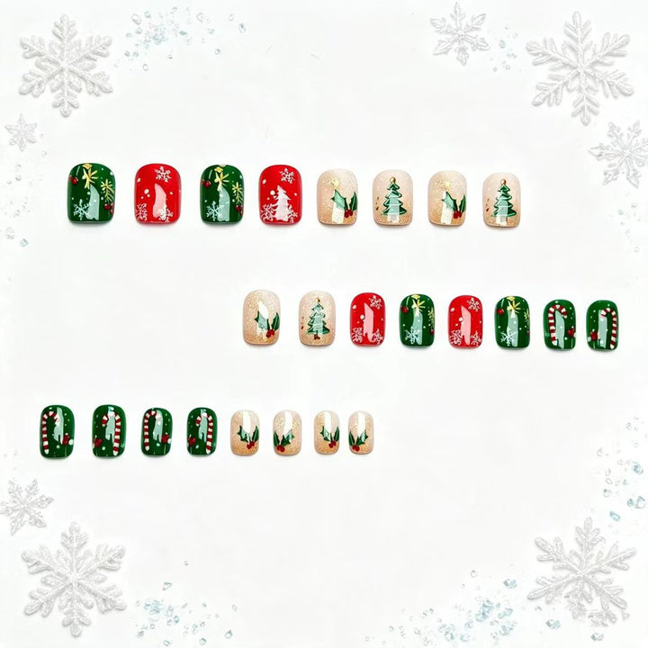 Festive Holiday Nail Art Design Kalsten