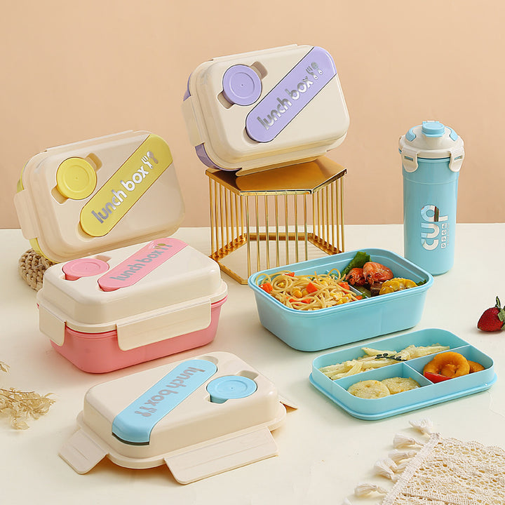 Multi-Compartment Bento Lunch Box Set