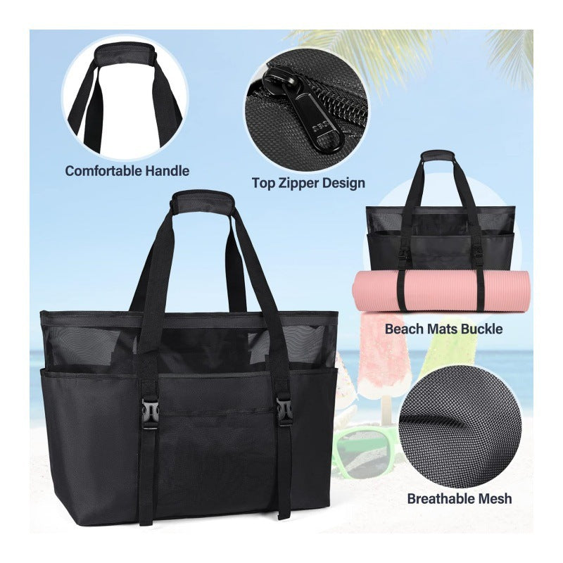 Multifunctional beach bag with compartments Kalsten