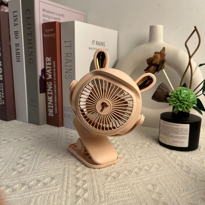 Cute Animal-Themed Portable Desk Fan Kalsten